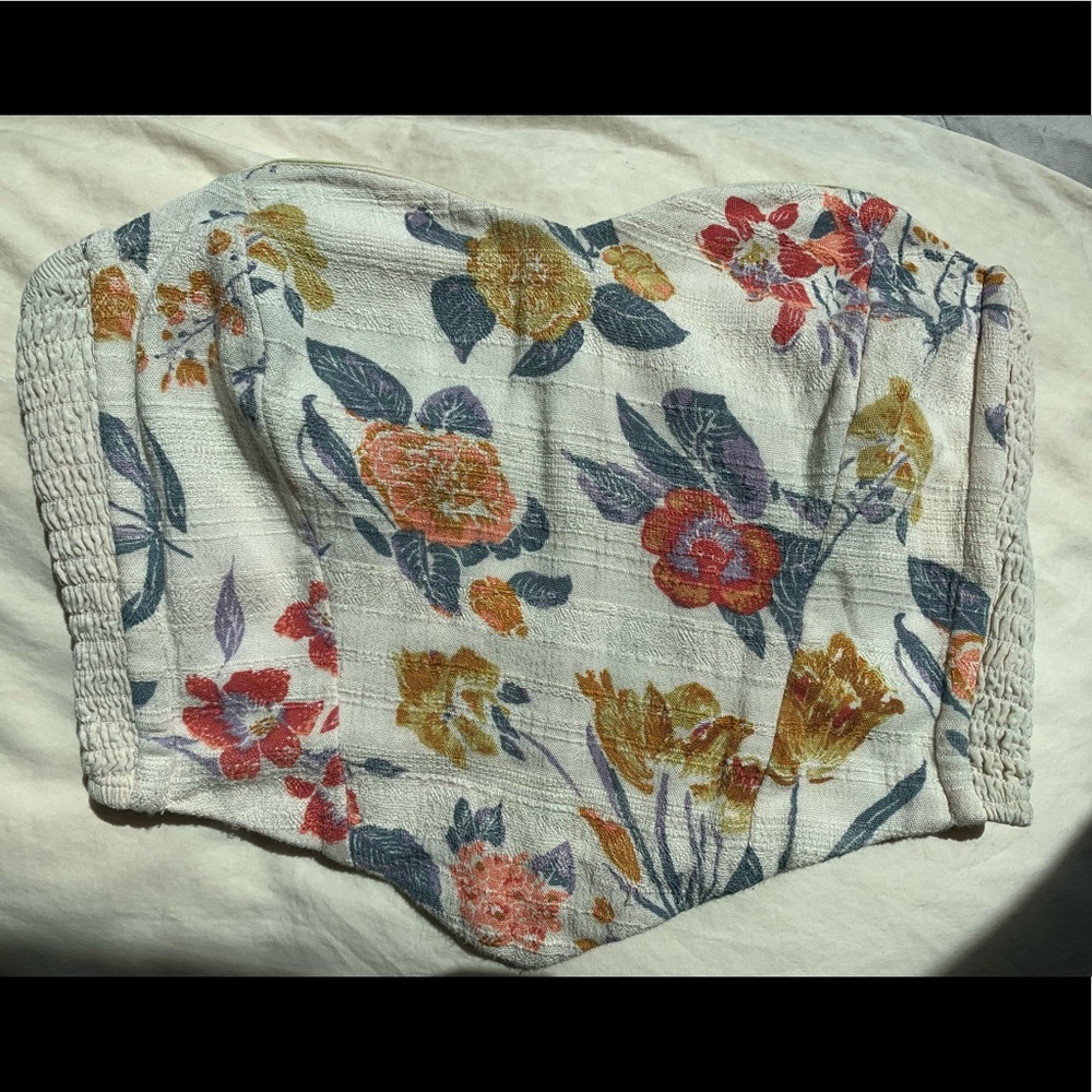 UO Kimchi Blue Floral Tube Top